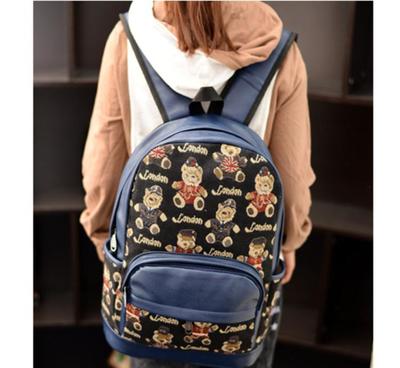 新款PU雙肩包 卡通休閑學生與兒童書包的批發與代理商機